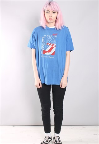 VINTAGE MADE IN USA GRAPHIC PRINT T-SHIRT
