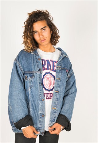 VINTAGE 80S LEVIS WINTER BLANKET JACKET / R1150C403