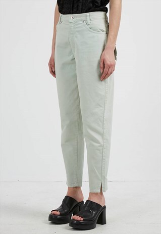 VINTAGE GREEN ASKARI TROUSERS BOTTOMS
