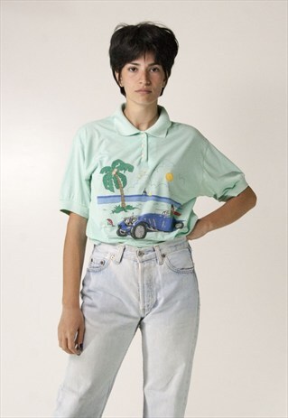 VINTAGE 80S POLO SHIRT