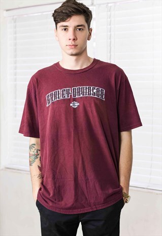VINTAGE HARLEY-DAVIDSON T-SHIRT LOGO 90S XL 9.5