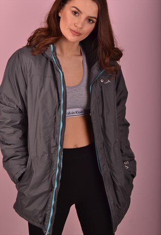 GREY NAUTICA PADDED FLEECE LINED JACKET GRH1985