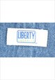 VINTAGE STRAIGHT LEG MEDIUM WASH LIBERTY WORKWEAR DUNGAREES 