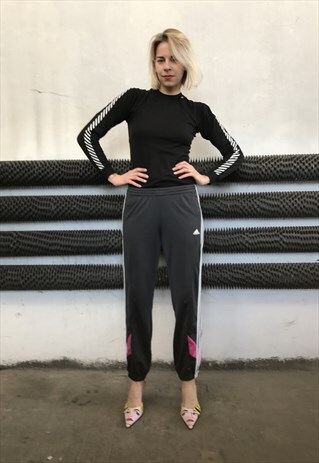 VINTAGE 90' OLDSCHOOL COOL UNISEX ADIDAS SWEAT TROUSERS