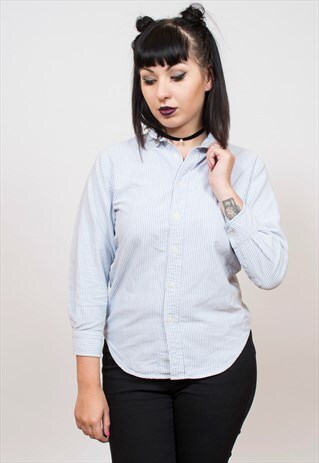 VINTAGE RALPH LAUREN STRIPED SHIRT 10