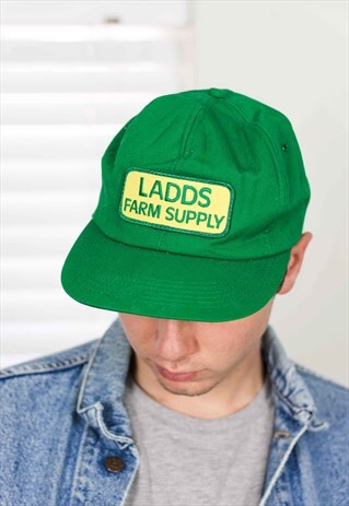 VINTAGE LADDS FARM SUPPLY CAP LOGO 90S ONE SIZE 2.7