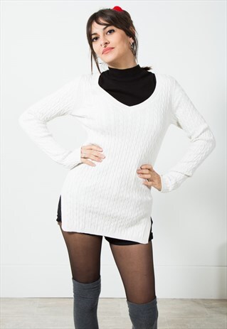 ON SALE VINTAGE 80S TOMMY HILFIGER KNITWEAR JUMPER/ S0605