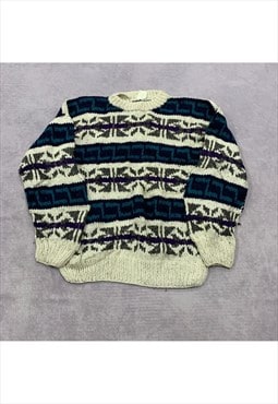 Vintage Knitted Jumper Men's L