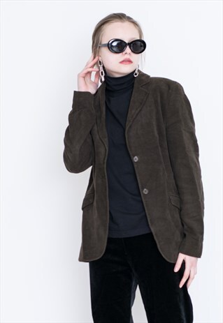 VINTAGE BROWN RETRO JACKET