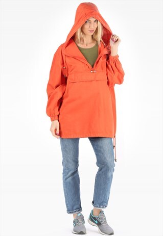 ANORAK JACKET HOODED COTTON PARKA