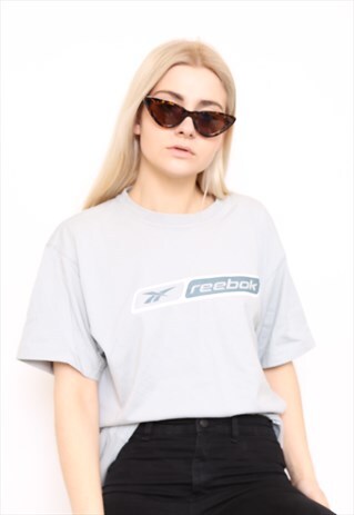 VINTAGE 90S REEBOK BLUE TOP T-SHIRT