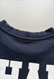 CARHARTT SPELL OUT SWEATSHIRT IN NAVY BLUE SIZE S/M