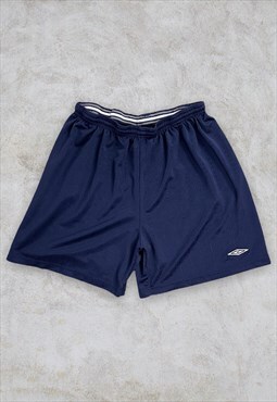 Vintage Umbro Blue Sports Shorts XXL