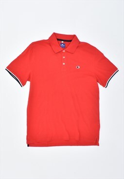 Vintage 90's Champion Polo Shirt Red