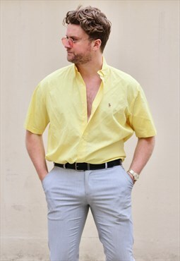 Ralph Lauren Blake USA Classic Canary Yellow Shirt