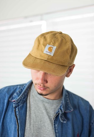 VINTAGE CARHARTT HAT CAP LOGO 90S X 3.2