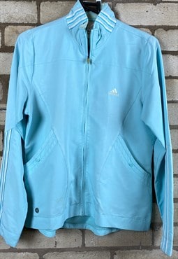 00s Blue Adidas Windbreaker Women's Medium