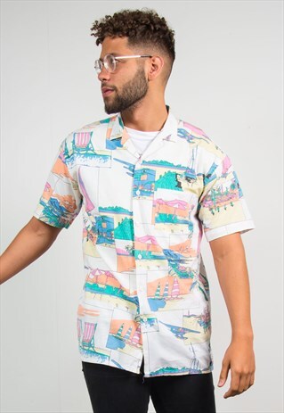 VINTAGE SHORT SLEEVE SHIRT IBIZA