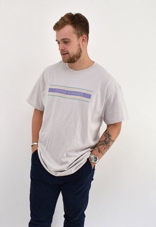 G&G UNISEX ICE GREY PASTEL LINO TEE