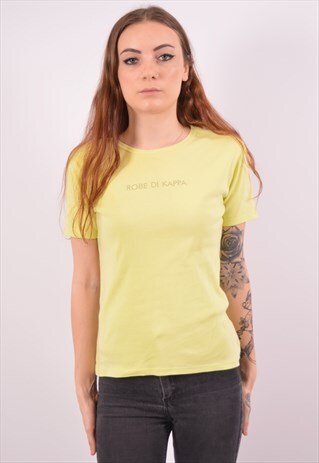 VINTAGE KAPPA T-SHIRT TOP GREEN