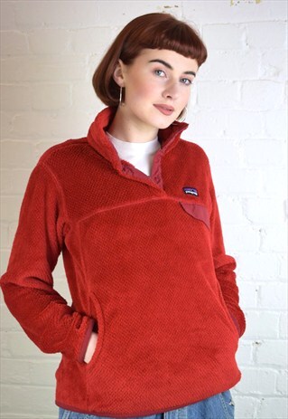 VINTAGE 90'S PATAGONIA 1/4 ZIP FLEECE SWEATSHIRT