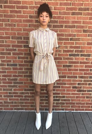 LANVIN STRIPED DRESS