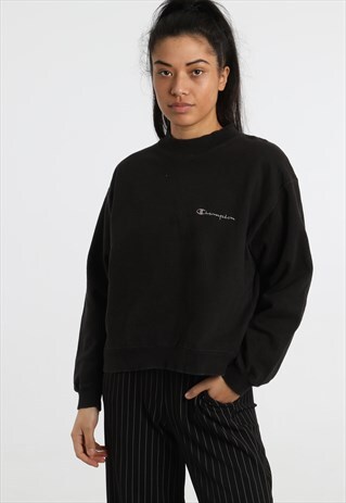 90S CHAMPION EMBROIDERED SPELLOUT SWEATSHIRT
