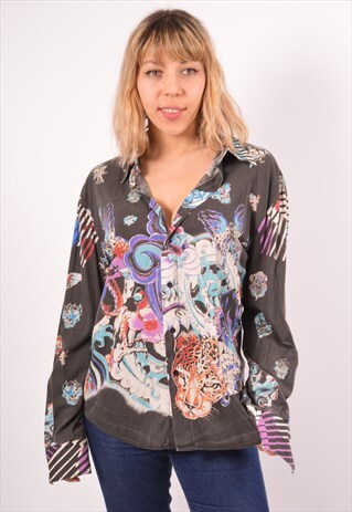 VINTAGE JUST CAVALLI SHIRT MULTI