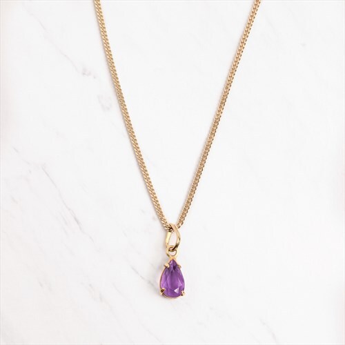 Amethyst tear drop