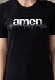 AMEN BREAK T SHIRT DRUM AND BASS JUNGLIST DJ DNB TEE WOMEN