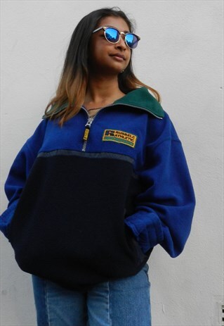 UNISEX 90'S RUSSELL ATHLETIC WAVY FLEECE, WITH TRICOLOR