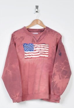 Vintage USA Sweater Pink Ladies Large SW11797