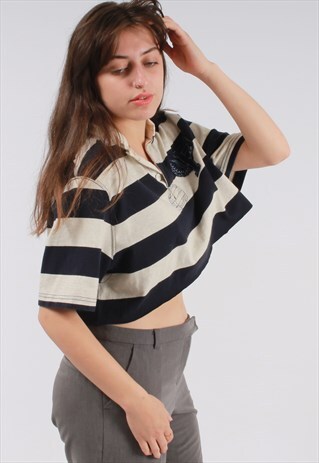 VINTAGE POLO RALPH LAUREN CROPPED POLO SHIRT
