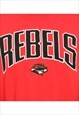 VINTAGE RED REBELS CHAMPION PRINTED T-SHIRT - XL