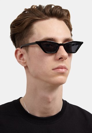 BLACK SLIM LINE SUNGLASSES