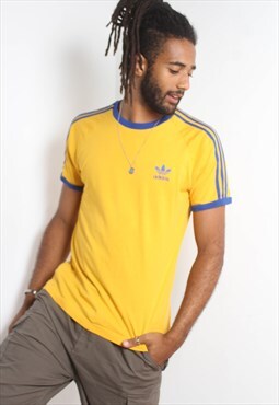 Vintage Adidas T-Shirt Yellow 