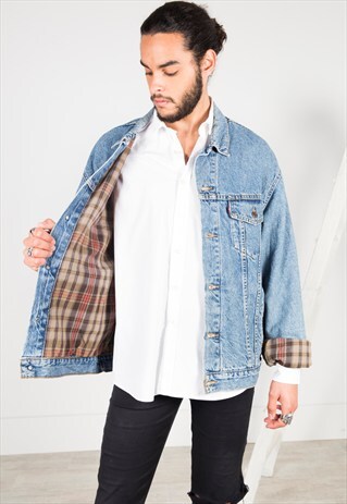 VINTAGE 80S LEVI'S WINTER BLANKET DENIM TRUCKER / S0097