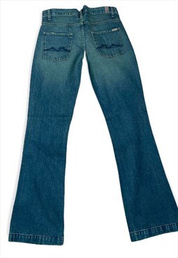Kangol denim jeans ladies size 12 y2k 00s 90s flared flares