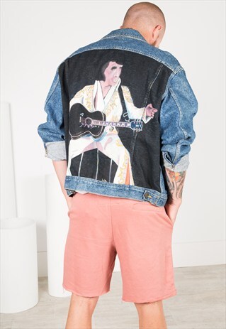 VINTAGE 80S LEE EMBELLISHED DENIM JACKET S0215