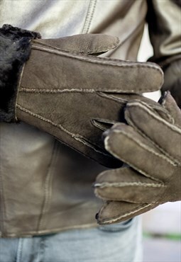 Shearling Winter Gloves