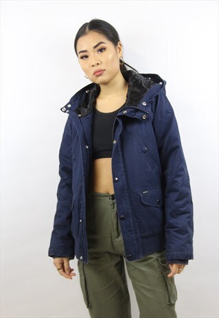 VINTAGE CARHARTT NAVY HOODED JACKET
