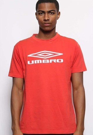 VINTAGE UMBRO BIG LOGO T-SHIRT RED