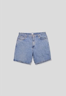 Vintage 90s Calvin Klein Baggy Denim Shorts in Blue