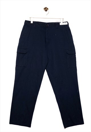 ribbons Cloth Pants Cargo Fit Blue