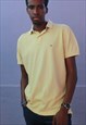 VINTAGE TOMMY HILFIGER POLO SHIRT YELLOW L