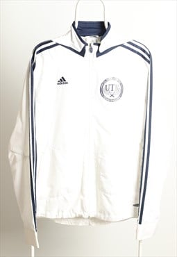 Vintage Adidas UTK Sportswear Logo Shell Jacket White