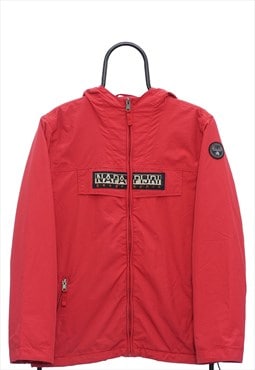 Vintage Napapijri Full Zip Red Jacket Womens