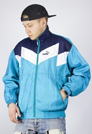 VINTAGE MENS PUMA TRACK SUIT JACKET