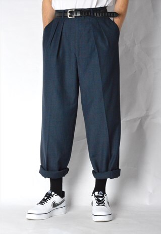 VINTAGE 90S GREYISH BLUE PANTS
