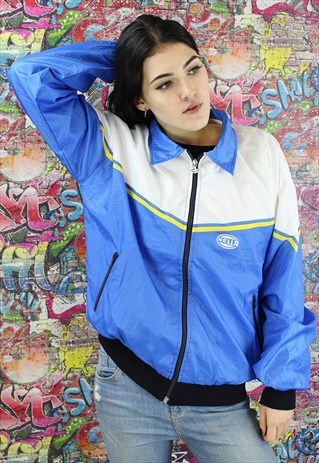 VINTAGE 90S SHELL JACKET / WINDBREAKER. UNISEX SPORTSWEAR.